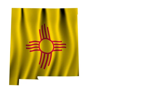 Vlag van new mexico — Stockfoto