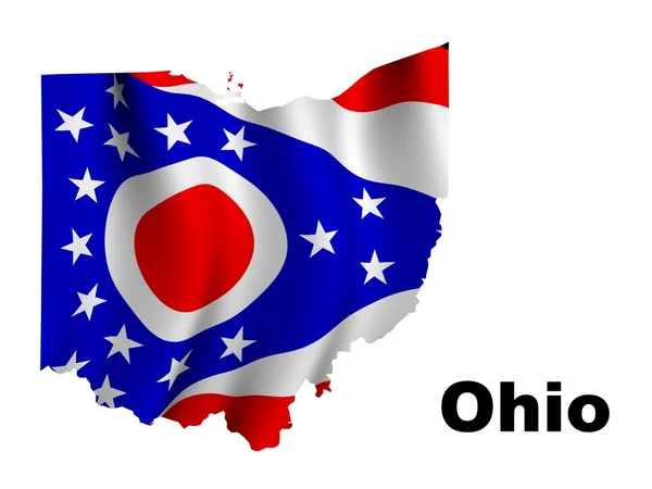 Bandeira de Ohio — Fotografia de Stock