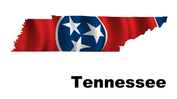 Bandeira do Tennessee — Fotografia de Stock