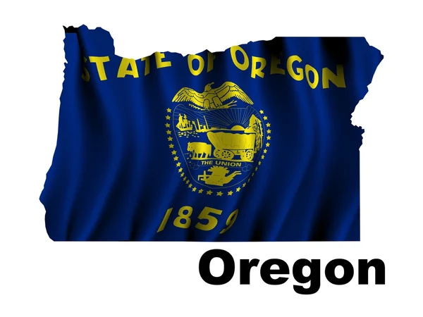 Vlag van oregon — Stockfoto