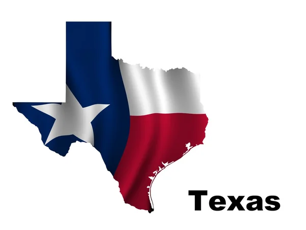 Vlag van texas — Stockfoto