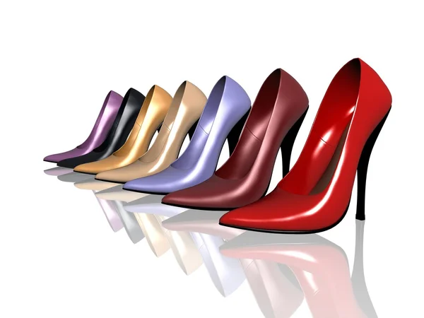 Ladies shoes — Stock Photo, Image