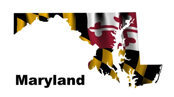 Bandera de Maryland —  Fotos de Stock