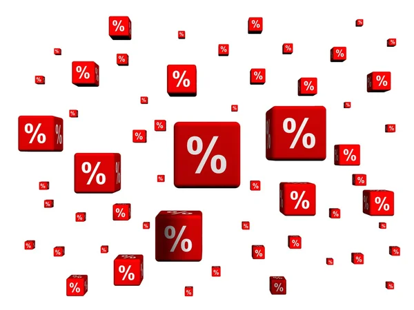 Percent Symbols — Stock Photo, Image