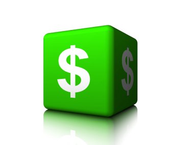 Bir kutu içinde Amerikan Doları