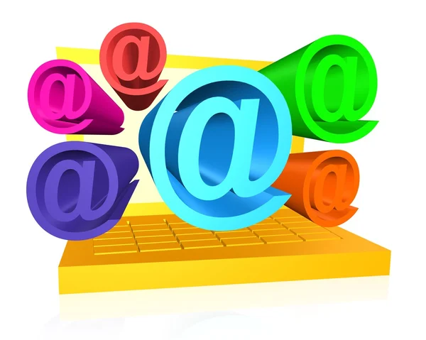 Email attack — Stock Photo, Image