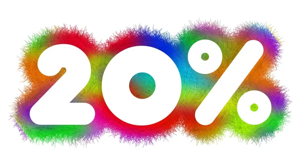 20 % — 스톡 사진