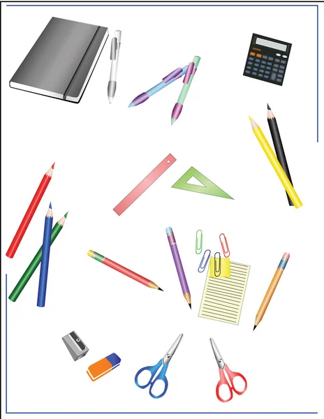 Office tools — Stock Vector