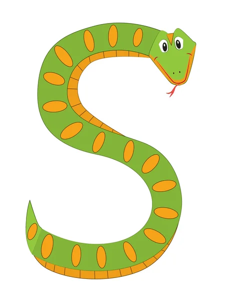 Serpente di S — Vettoriale Stock