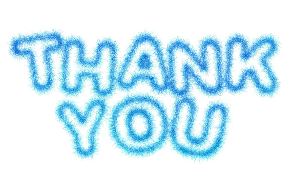 Thank You Abstract isolated title — Stock Photo, Image