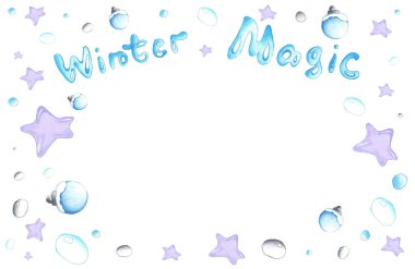 Yeni yıl için el çizimi arka plan, Noel için resim