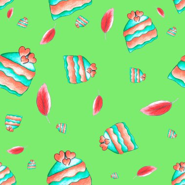 Tatlılar, kekler ve meyvelerle kusursuz desen