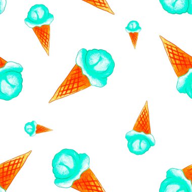 Tatlılar, kekler ve meyvelerle kusursuz desen