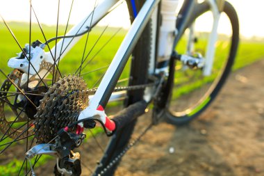 Gün batımında Bisiklet mahalline kadar güzel yakın,