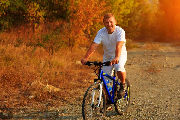 Mountain Bike cyclist riding outdoor