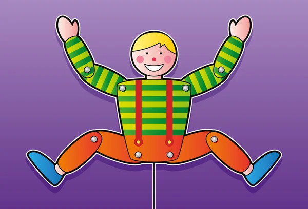 Jumping jack oyuncak eylem