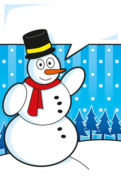 kardan adam ile konuşma balonu