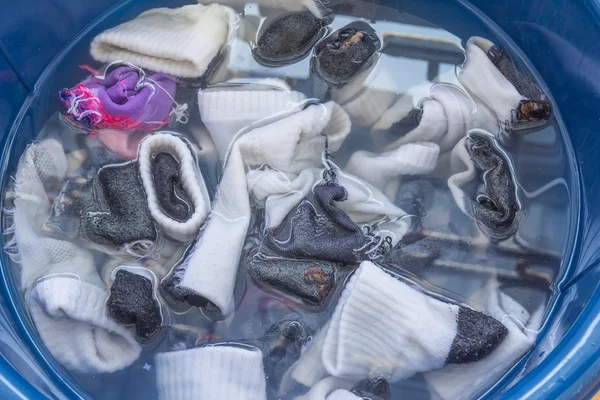 Dirty socks soaked wait — Stock Photo, Image