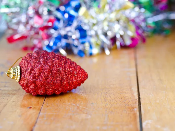 Red ball christmas — Stock Photo, Image