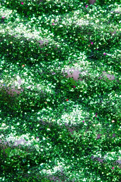 Зеленый блеск или рождественский фон — стоковое фото
