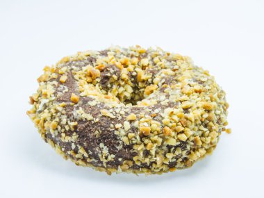 beyaz arkaplanda donut