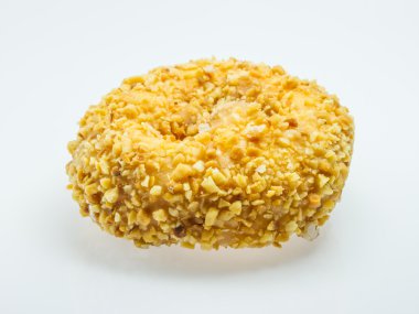 beyaz arkaplanda donut