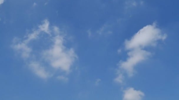 Temps écoulé entre nuages mouvants et ciel bleu .