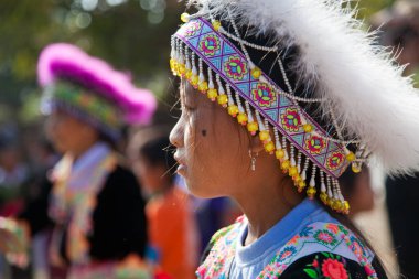 Luang Namtha Laos 12.24.2011 Hmong çocukları Laos 'un kuzeybatısındaki kabile bölgesinde 