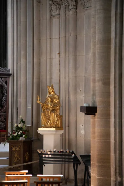 Catedral de Rouen França 9.25.2019 alta igreja gótica de 13 cêntimos na Normandia — Fotografia de Stock