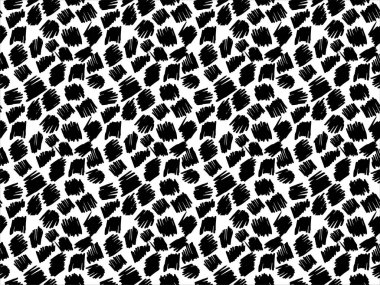 Kusursuz karalama kalıpları, siyah ve beyaz