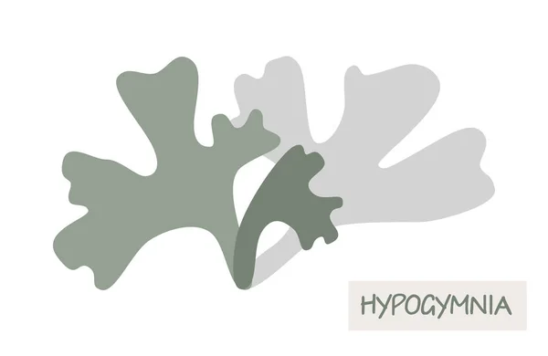 灰色苔藓失眠症标志图标 — 图库矢量图片