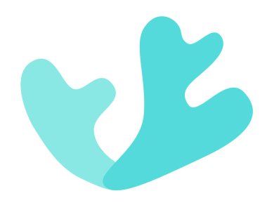 Tasarım için yosun silueti