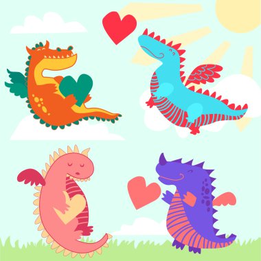 Dört şirin ejderha kümesi