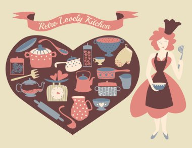 Vintage kitchen set
