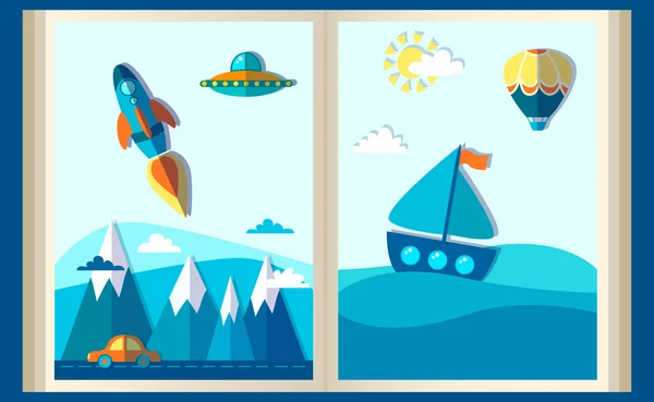 Seyahat kitabı. Hayal gücü kavramı