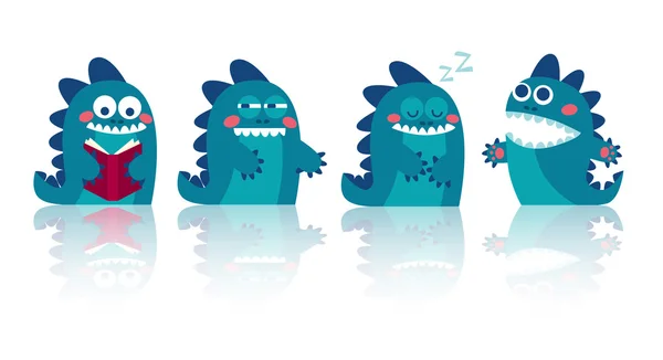 Cute character Monsters — Stock Vector