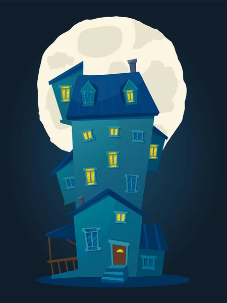 Big Tall House — Stock Vector