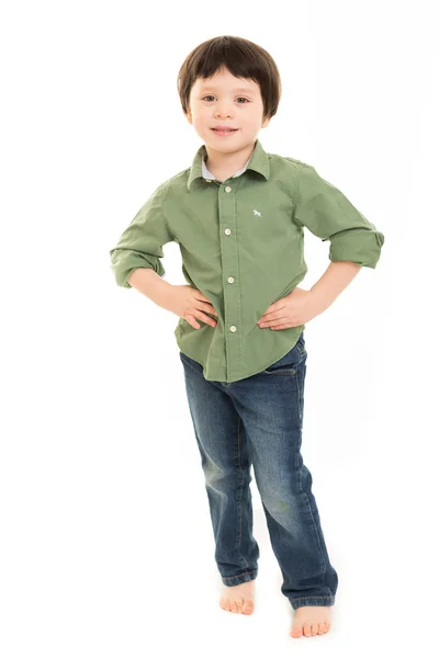 Poseren jongen — Stockfoto