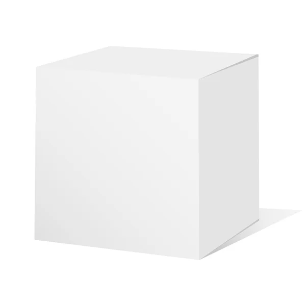 Box Pack biały — Wektor stockowy
