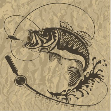 PEACH FRESH FISH BROWN BACKGROUND 1