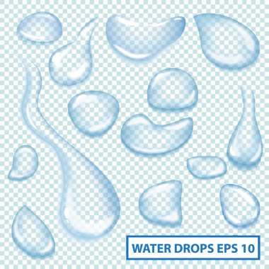 WATER DROPS CLEAR AQUA COLLECTION 1