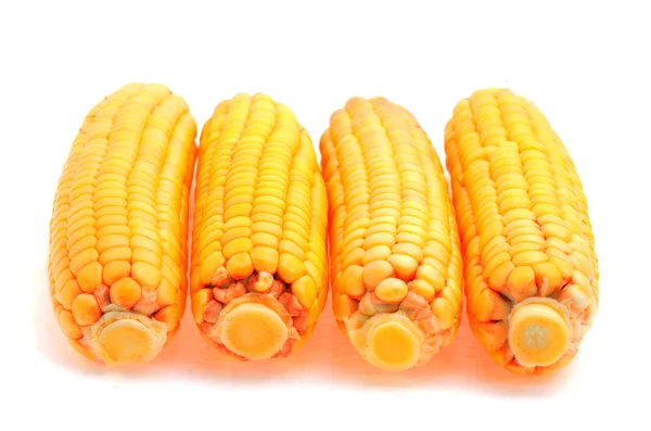 Cuatro mazorcas de maíz — Foto de Stock