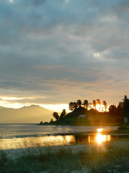 Puesta de sol de Baikal — Foto de Stock