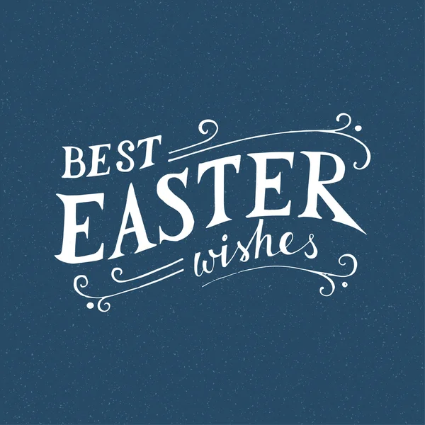 Easter hand drawn lettering — Stock Vector