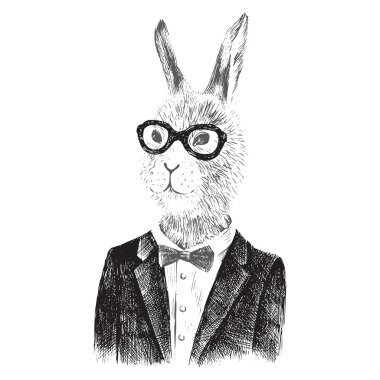 bunny çocuk hippi tarzı giyinip