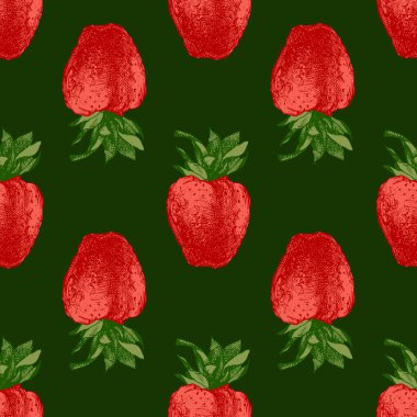 taze çilek ile Seamless Modeli