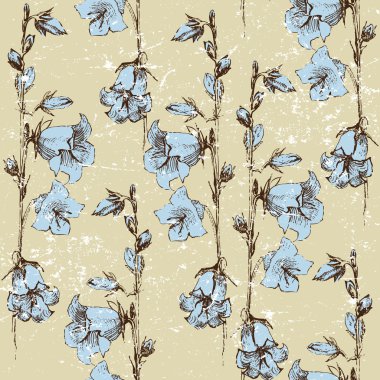 bluebells ile sorunsuz arka plan