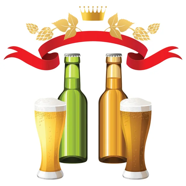 Bier — Stockvector