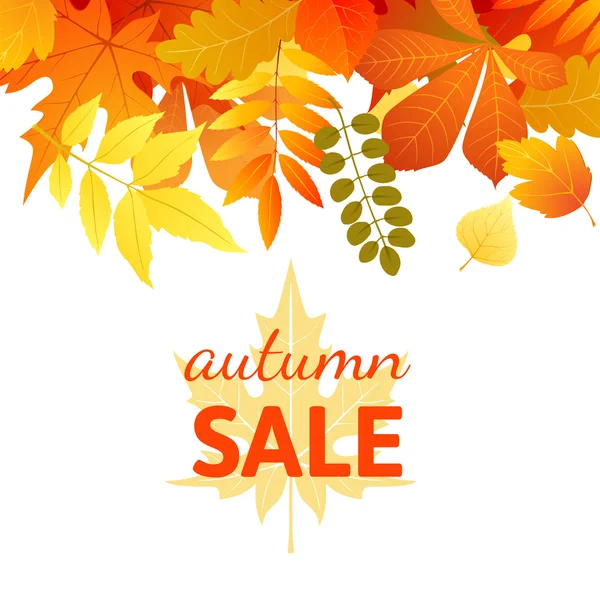 Sfondo autunno — Vettoriale Stock