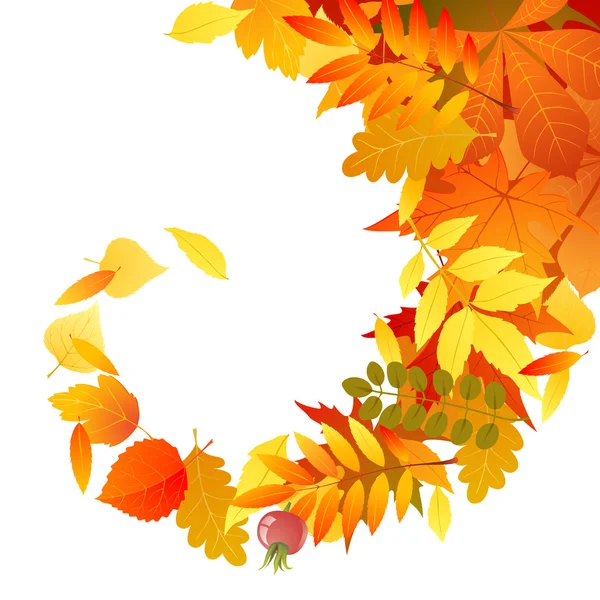 Fondo de otoño — Vector de stock